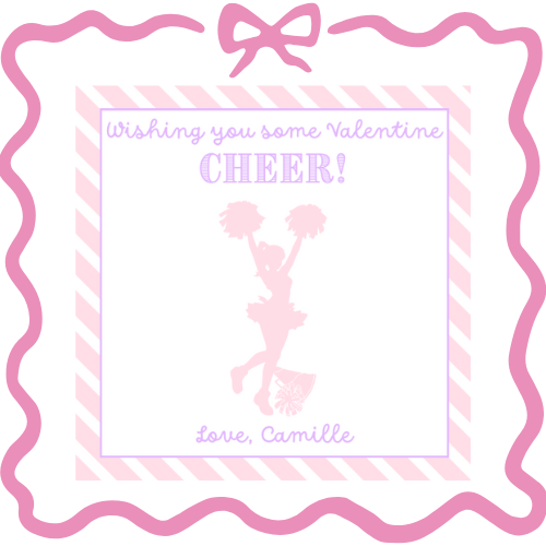 Cheerleading Valentine