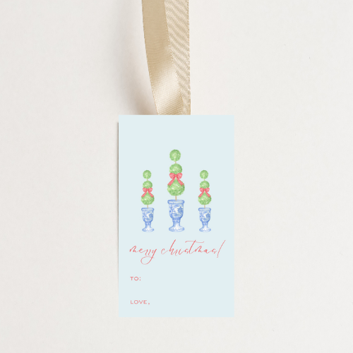 Chinoiserie Tree Personlaized Gift Tags