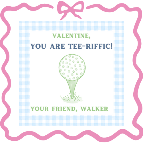 Golf Valentine