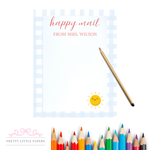 Teacher Happy Mail Notepad