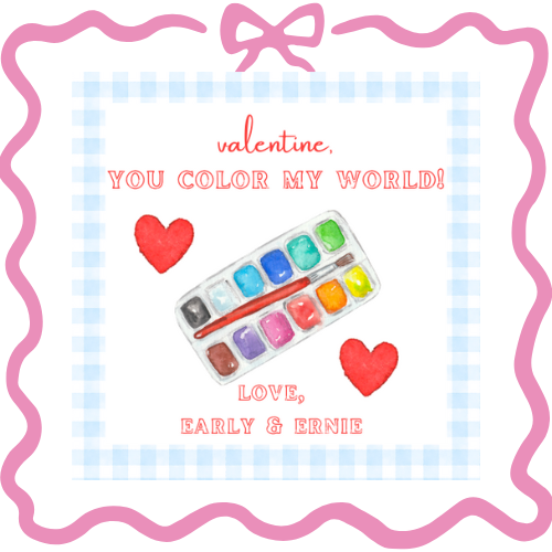 You Color My Wordl Valentine