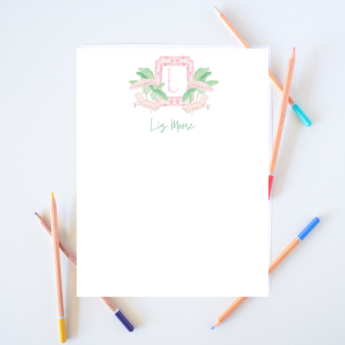 Palm Beach Crest Notepad