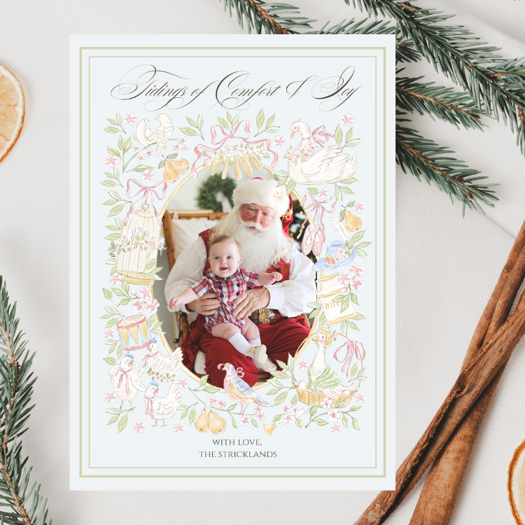 12 Days Of Christmas Christmas Card