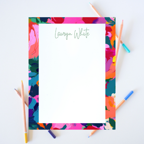 Floral Abstract I Notepad