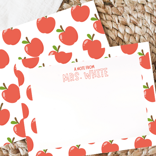 Apple Teacher Stationery Bundle