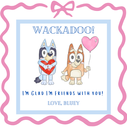 Bluey & Bingo Valentine
