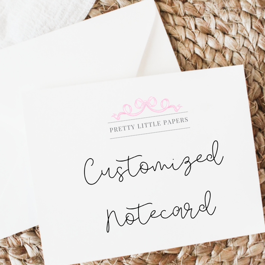 Custom Personalized Notecards