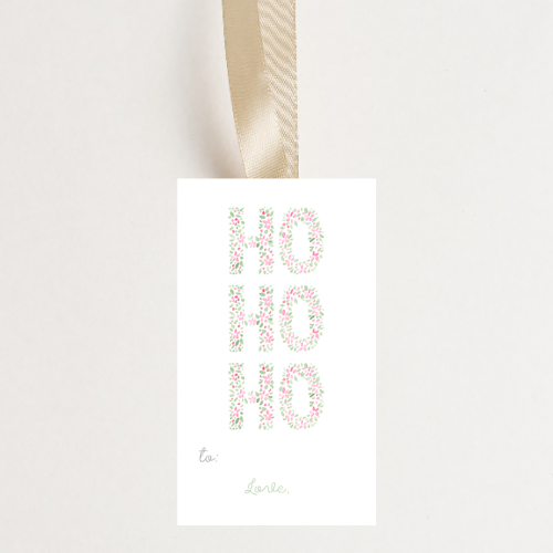 Ho Ho Ho Gift Tag
