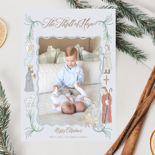 For Unto Us Christmas Card