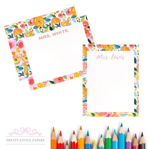Citrus Teacher Stationery Bundle