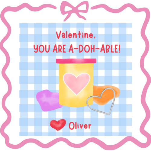 PlayDoh Valentine