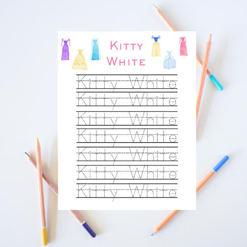 Princess Handwriting Notepad